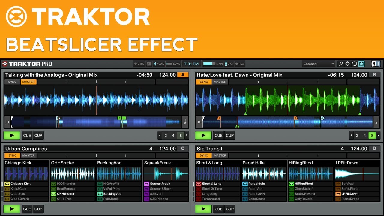 Traktor Pro 2 BeatSlicer Effect Tutorial