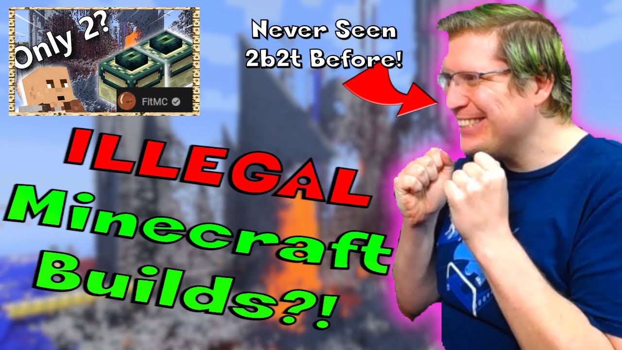 Minecraft 2b2t HISTORY! Reacting to FitMC's 2b2t Most Bizarre Oddities...
