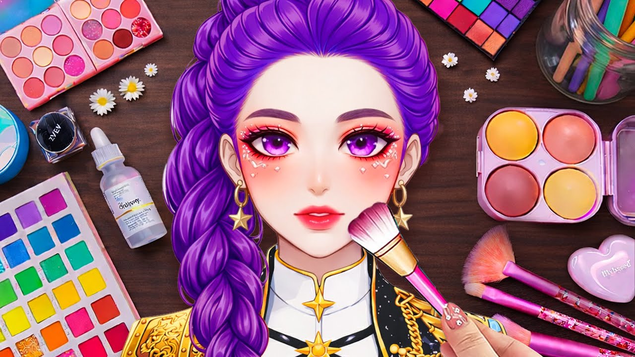 💄 KPOP DEMON HUNTERS Rumi Skincare + Makeup Satisfying ASMR (AMAZING)