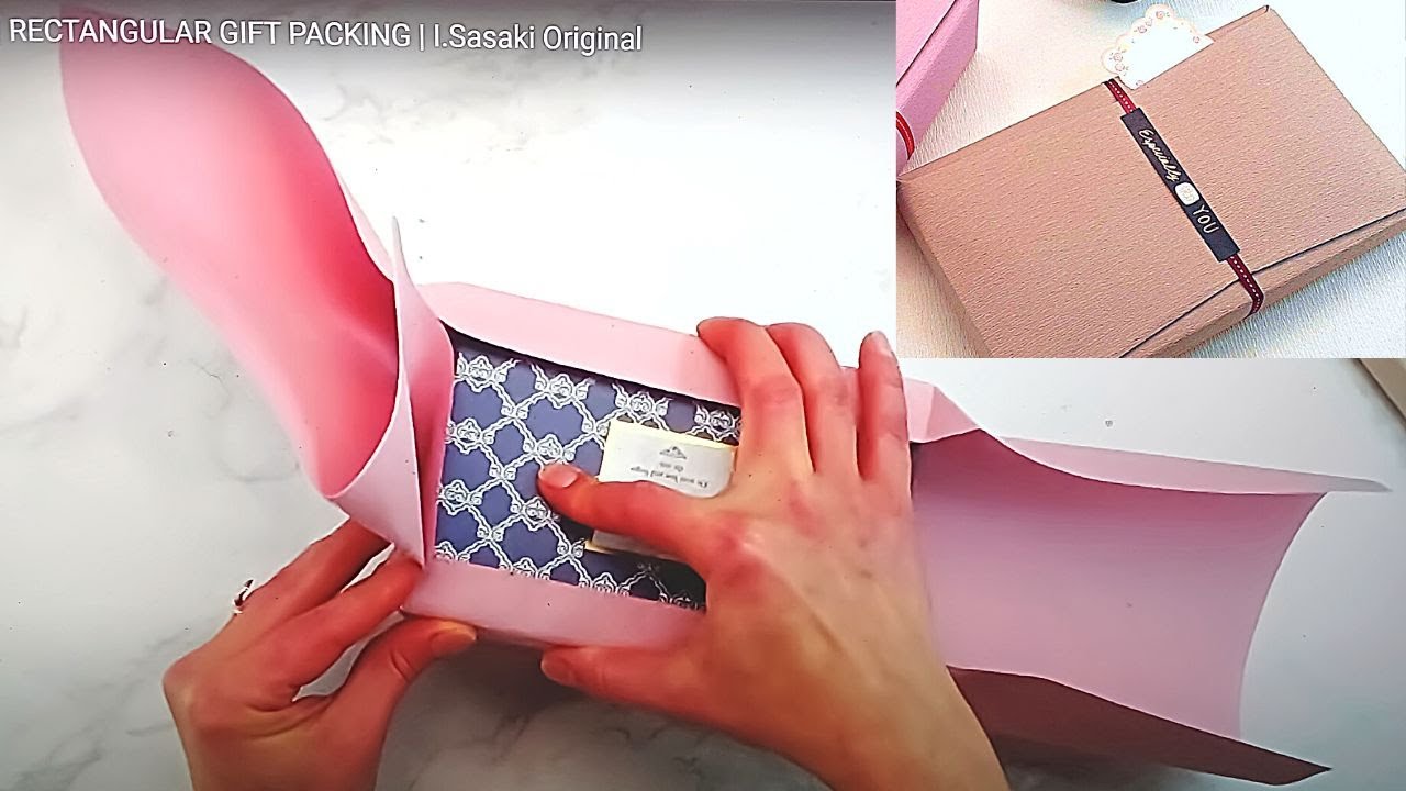 New Way to Wrap a Gift Box | GIFT WRAPPING IDEAS | I.Sasaki Original