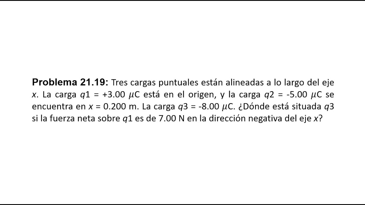 Problema 21.19 Sears Zemansky Vol.2 Ed. 13