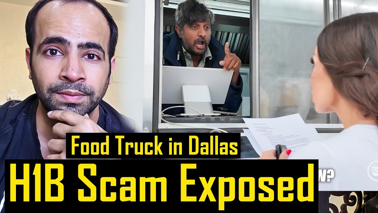 Indian Techie's H1B Food Truck Scam EXPOSED in Dallas
