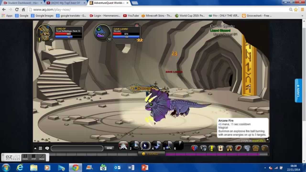 AQW How to do the quest Lizard Gizzard