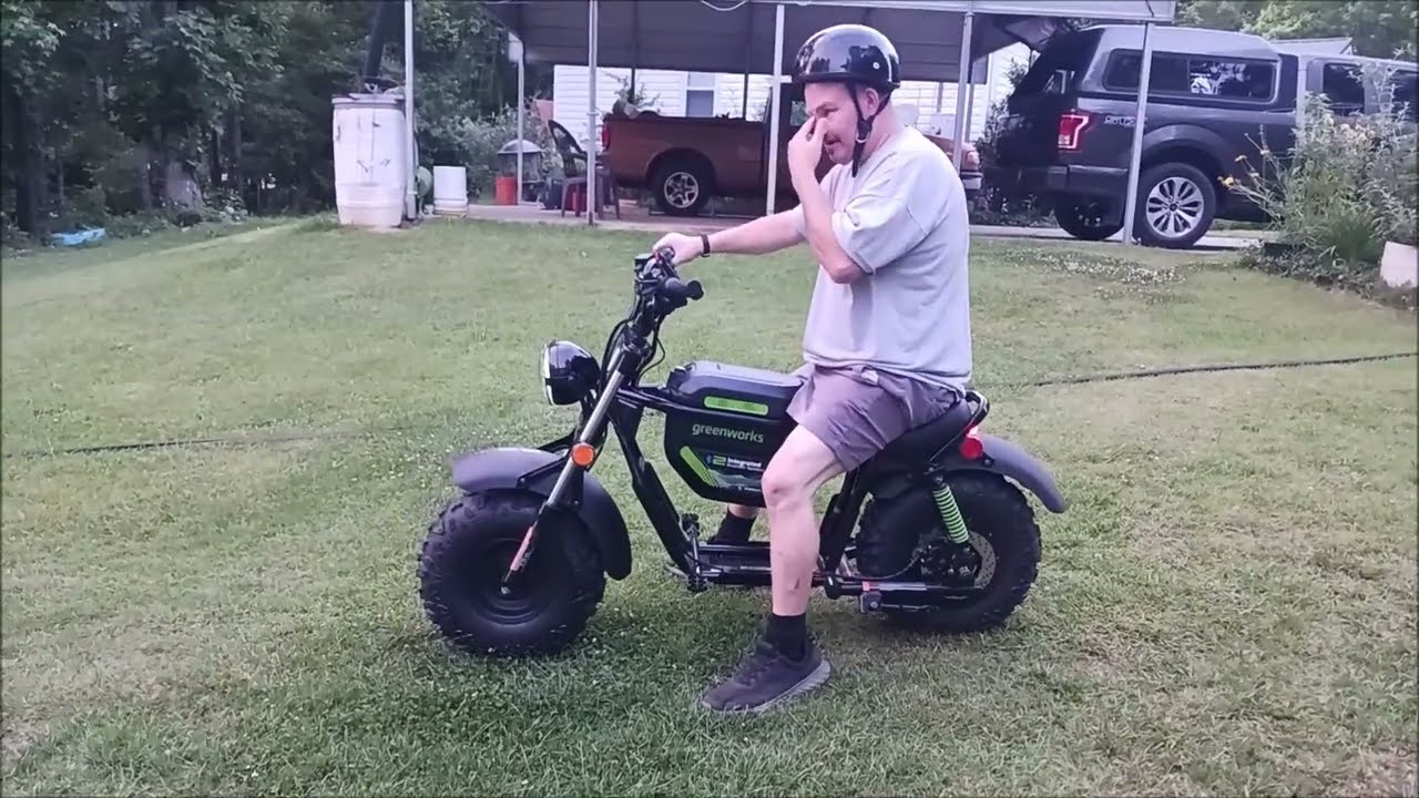 New Tool/Toy for the property Greenworks 60V E-Minibike