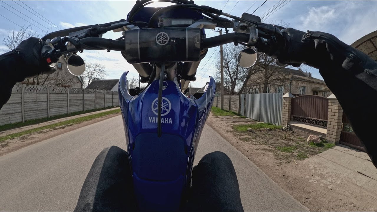 Перший виїзд Yamaha WR450F Supermoto 2025