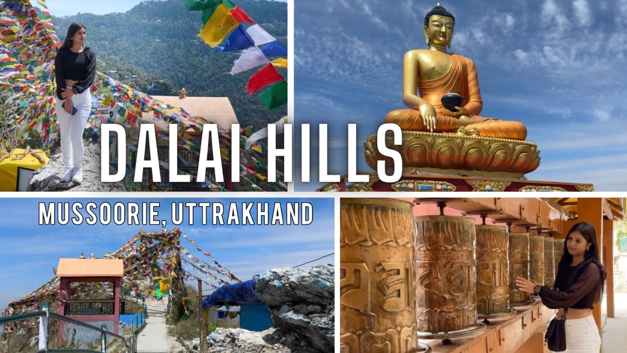 Dalai Hills | Mussoorie | Shedup Choephelling Buddhist Temple | Best Place to Visit in Mussoorie