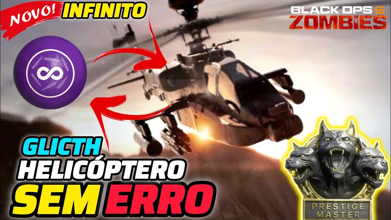 Glitch Zombies BO6 Glitch CHOPPER GUNNER INFINITO AFK SOLO  #bo6zombies #bo6 #glitch #solo #cod