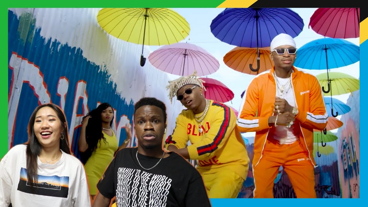 Rayvanny X Diamond Platnumz - Tetema | Reaction Video + Learn Swahili | Swahilitotheworld