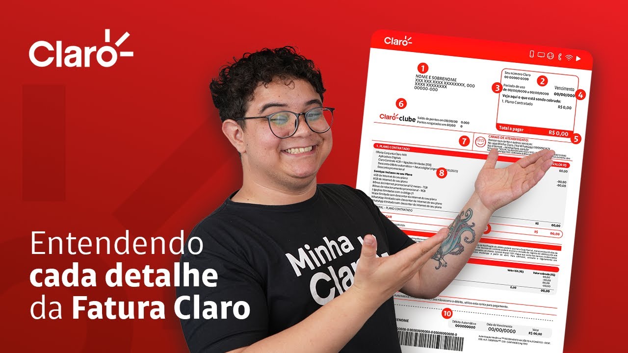 Fatura detalhada da claro: entenda os valores