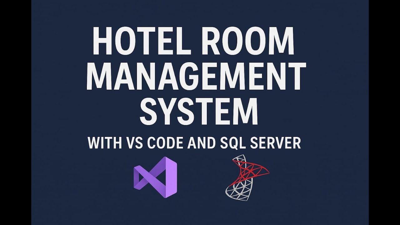 Hotel Room Management System | Using Visual Studio + SQL Server | University Project
