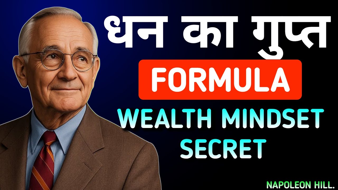 धन का गुप्त FORMULA WEALTH MINDSET SECRET | NAPOLEON HILL