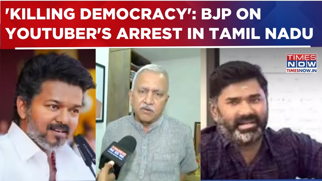 Row Over YouTuber's Arrest: BJP Condemns Arrest Of Maridhas, Says 'This Is Killing Democracy'| WATCH