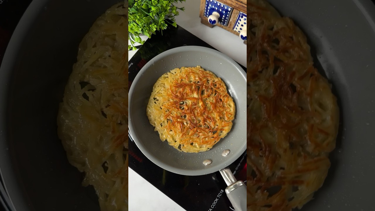 Two ingredient potato pancake #food