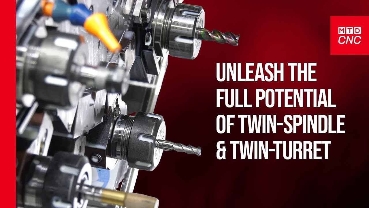 Twin-spindle twin-turret machine that runs all night!