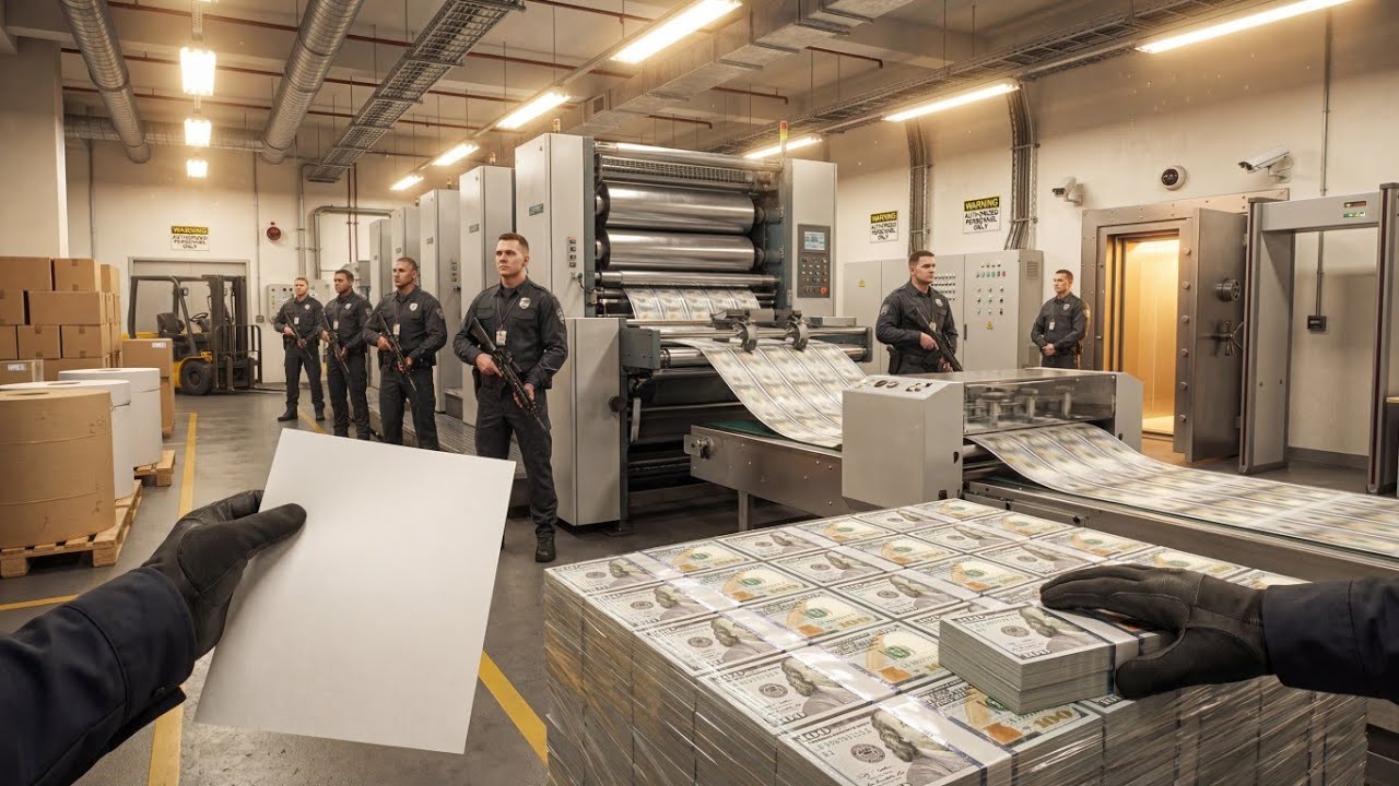 Inside the Money Printing Factory: From Paper to $100 Billion (Full Process)