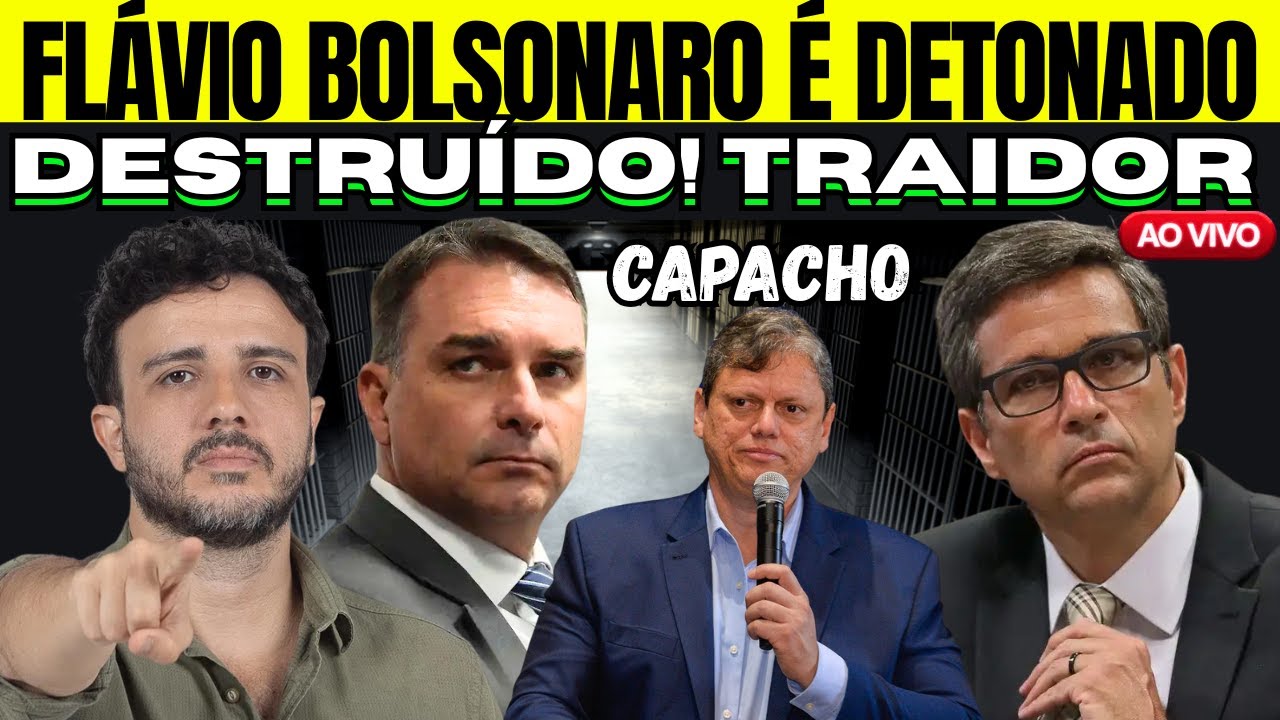 [AO VIVO] FLÁVIO BOLSONARO É DESTRUÍDO & TARCÍSIO ASSUME POSTO DE CAPACHO! DE BOLSONARO! CASO MASTER