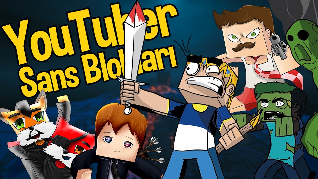 YouTuberlar Bizi Mahvetti - YouTuber Şans Blokları !