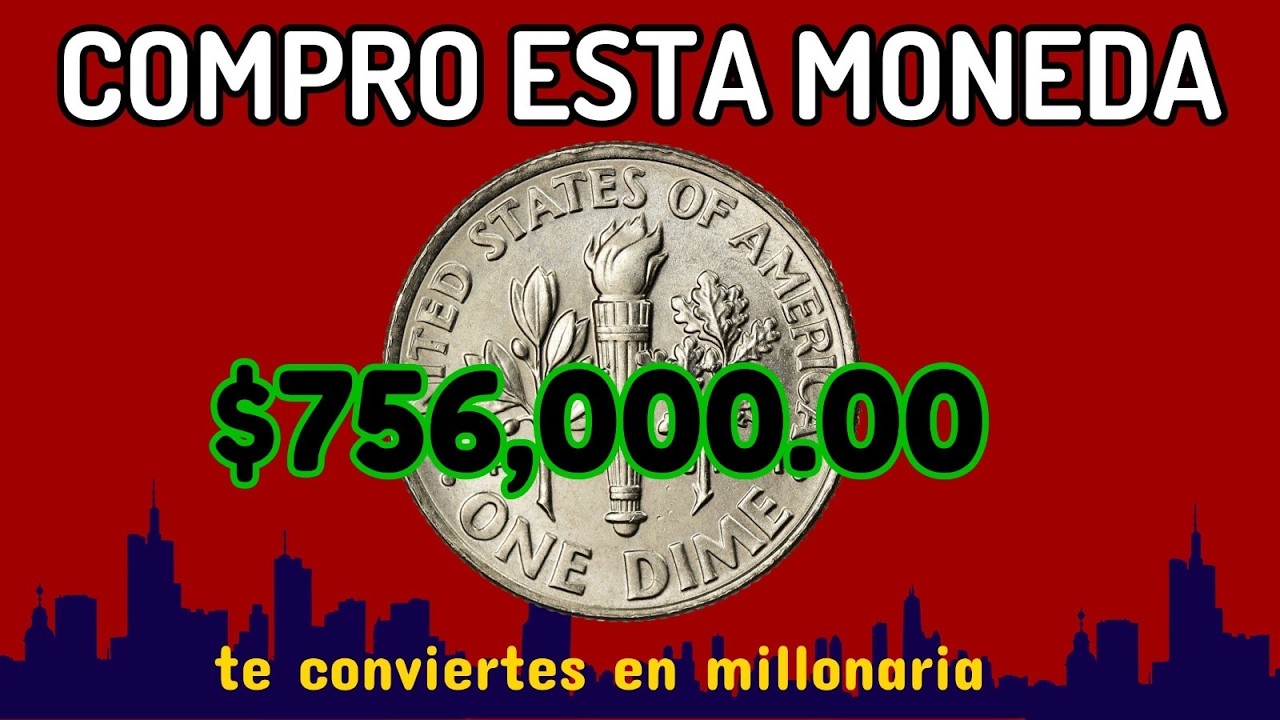 ¡Esta rara moneda de 10¢ podría hacerte millonario!