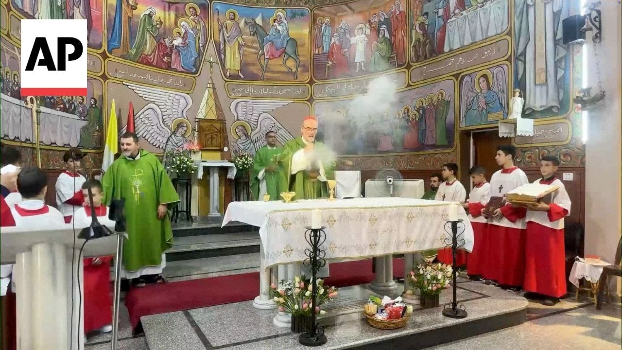Faithful in Gaza City attend Mass after deadly Israel strike on church