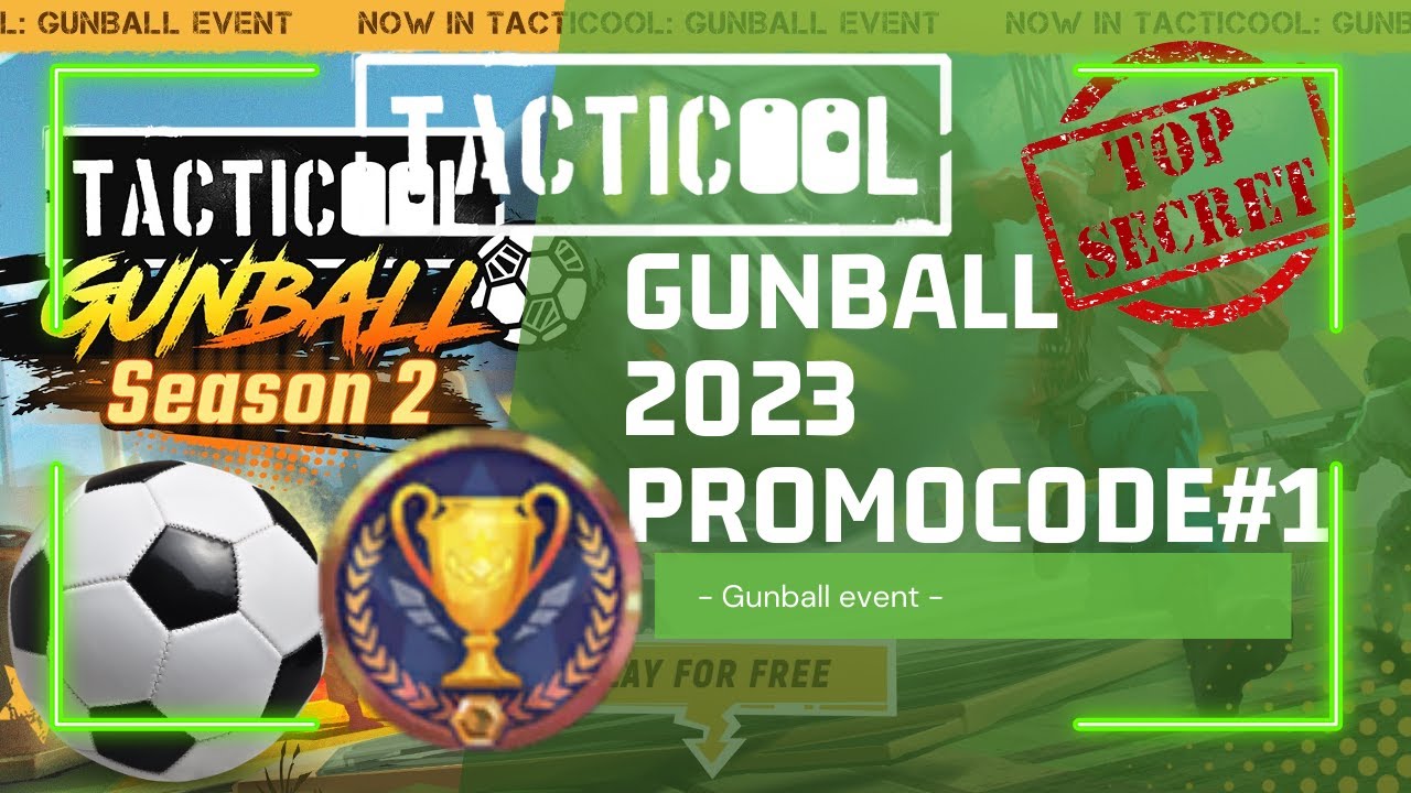 Tacticool: GUNBALL SEASON 2 SUPPORTCODE #1