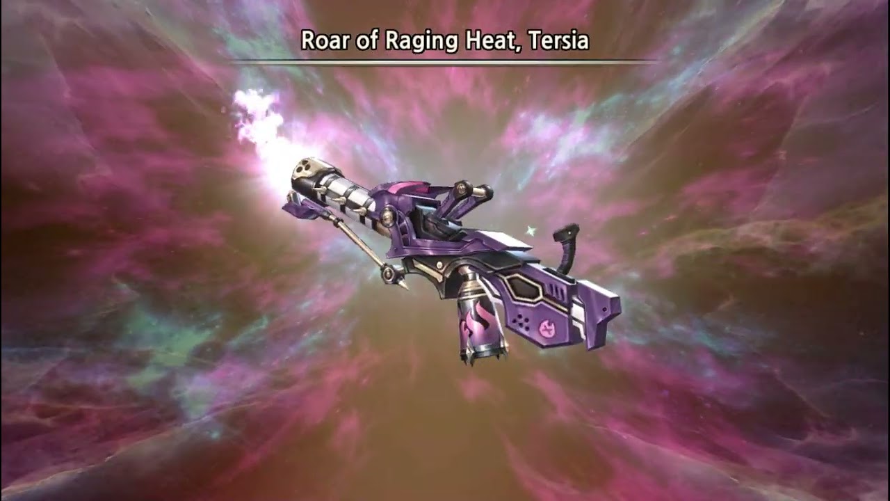 [King's Raid] Pansirone Unique Weapon - Raging Heat Tersia x6 from UW Ticket