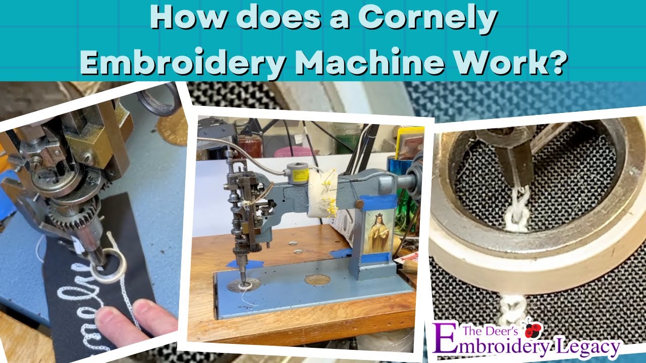 The history of the Cornely Embroidery Machine & Chain Stitch