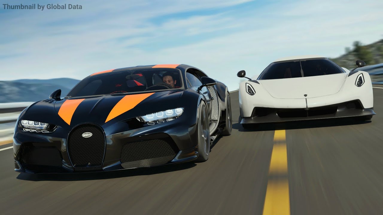 Bugatti Chiron Super Sport vs Koenigsegg Jesko Absolut: 5-Mile DRAG RACE!