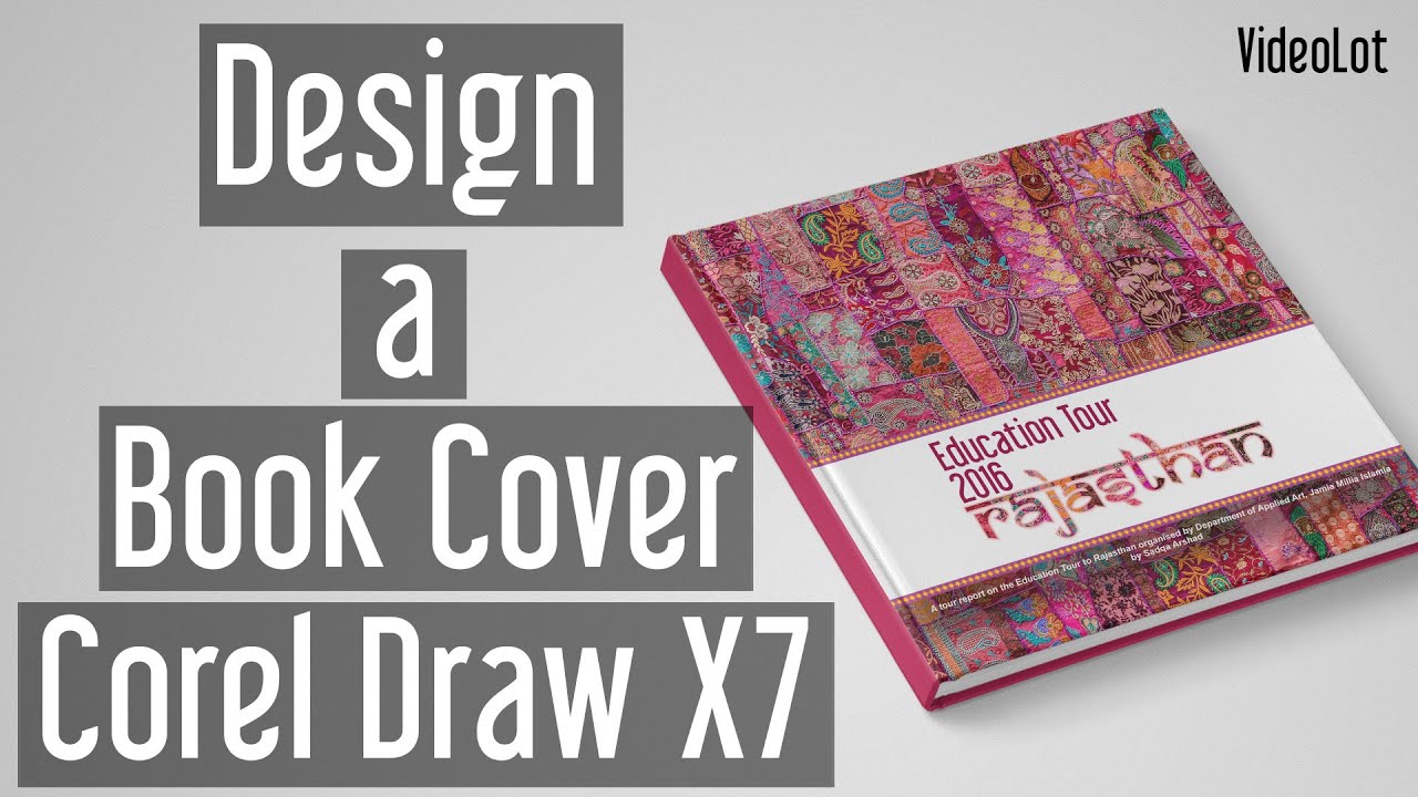 Corel Draw X7 | Design a Book Cover | Tutorial