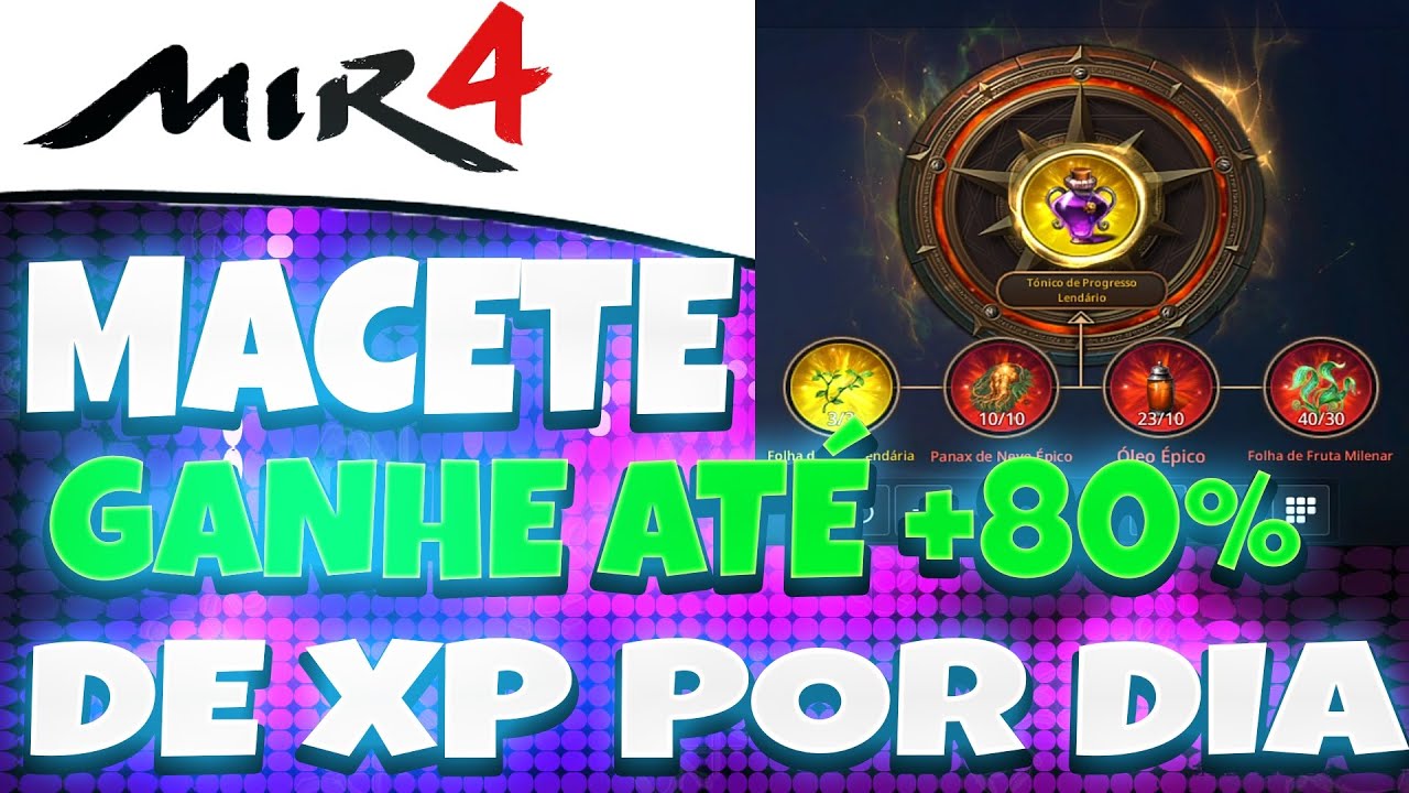 MIR4 - Como Subir Nível Rápido e Ganhar Mais Xp Diariamente | Não é Bug.