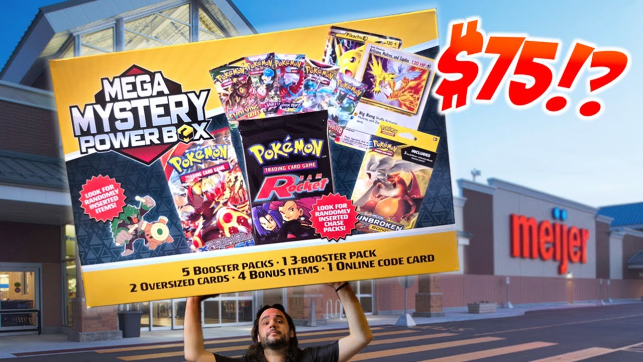 Сколько стоит НОВАЯ МЕГА-коробка с тайной покемонов?