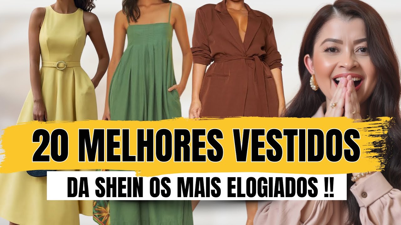 20 MELHORES vestidos da SHEIN os mais ELOGIADOS I L&ecirc; Oliveira cruz