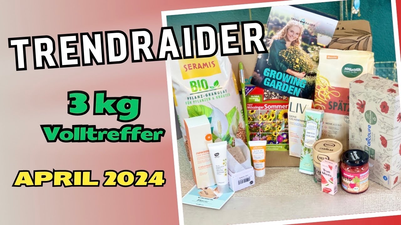 Die BESTE 2024!? 🤩 | TRENDRAIDER | Trendbox April 2024 Unboxing | GROWING GARDEN |