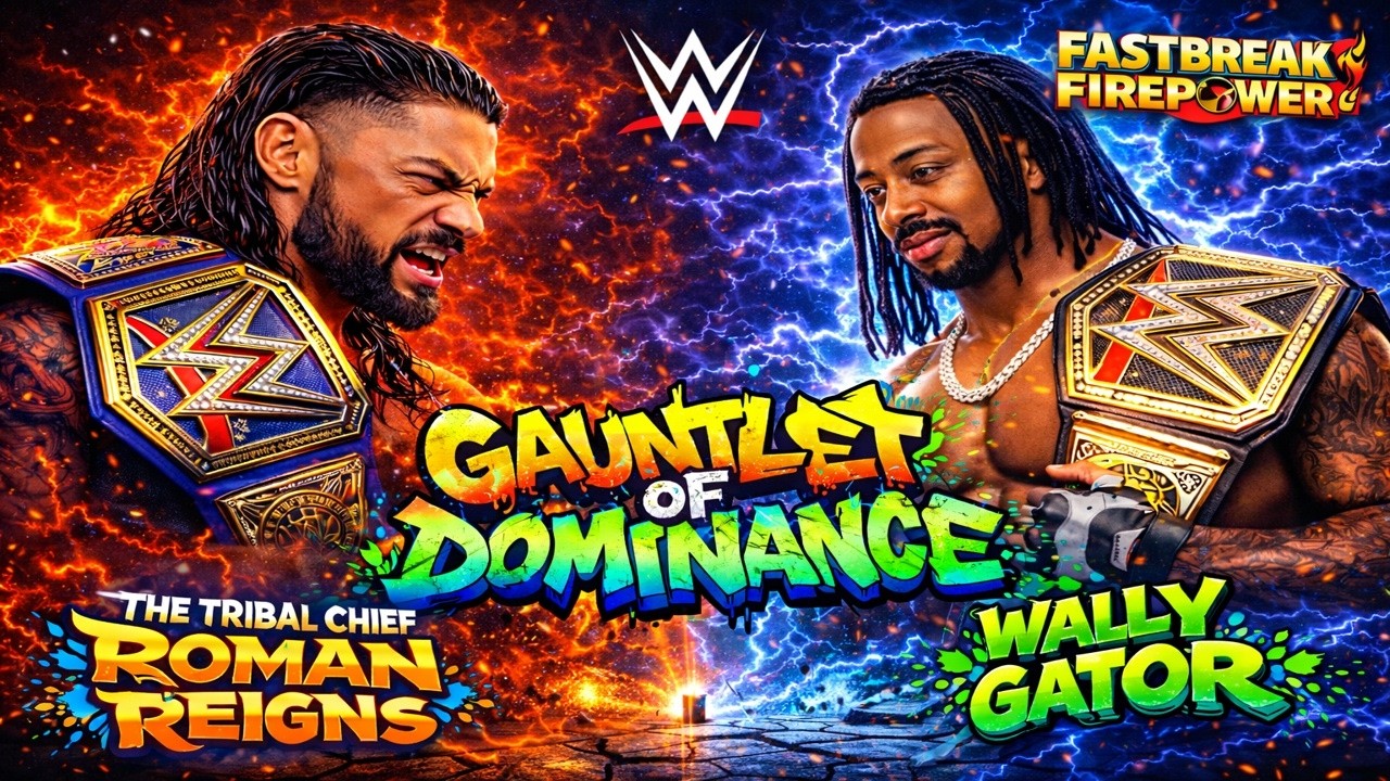 WWE 2K25 🔥 Roman Reigns & Wally Gator Battles The WORLD🔥 MATCH #23 #shortslive #shortsfeed #shorts