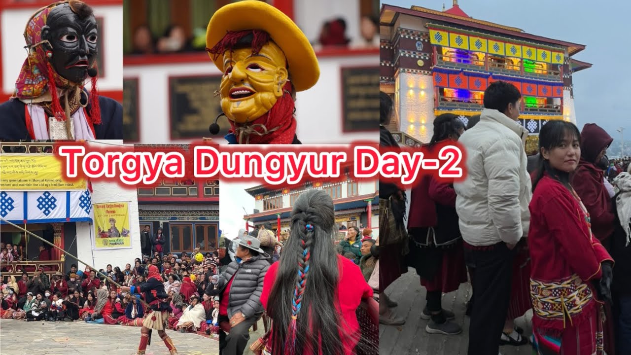 Vlog 52. Torgya Dungyur at Tawang Monastery. #crowd #life #buddhist #monpa #arunachalprades