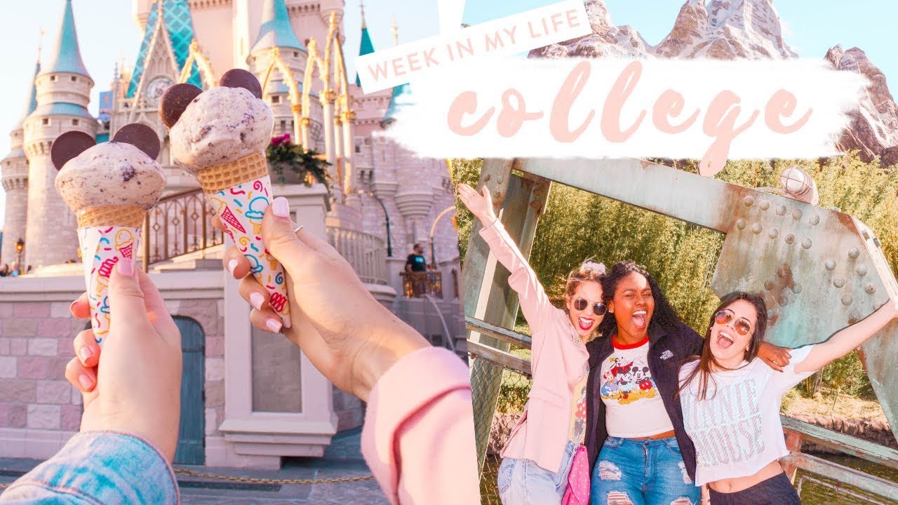 COLLEGE WEEK IN MY LIFE | Being productive & day trip to Disney! ✨