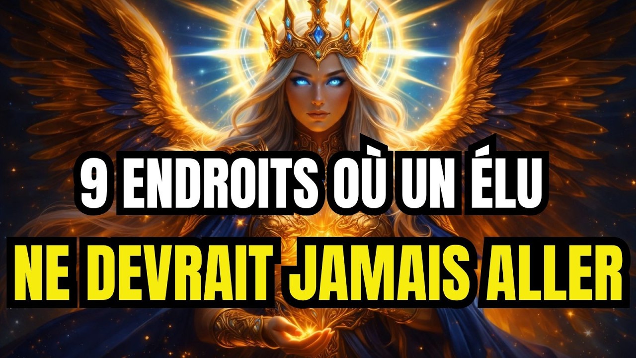 ÉLUS ⚠️ 9 ENDROITS À ÉVITER ABSOLUMENT — ILS PEUVENT DÉTRUIRE TON ÉNERGIE SPIRITUELLE !