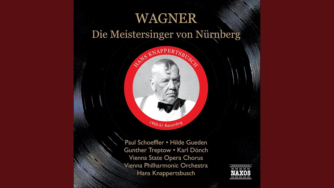 Act I Scene 2: David, was stehst? (Apprentices, David, Walther)