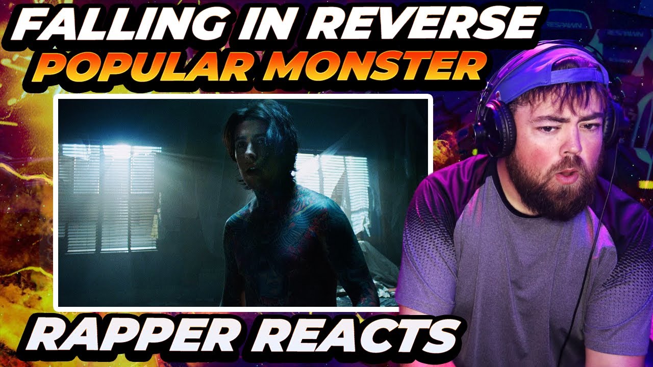 РЭПЕР РЕАКЦИЯ НА ПАДЕНИЕ В РЕВЕРСИИ — «Popular Monster»