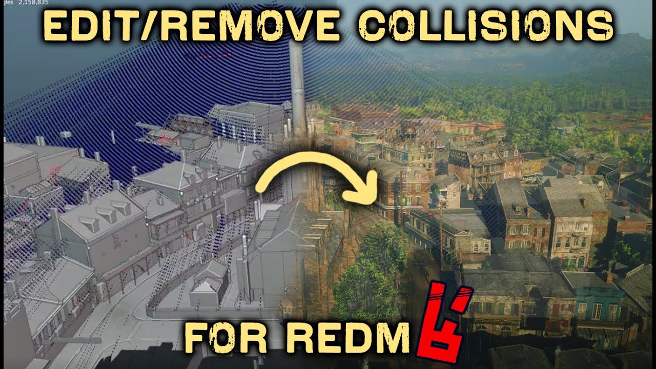 RedM Edit/Remove Collisions Tutorial 🏠