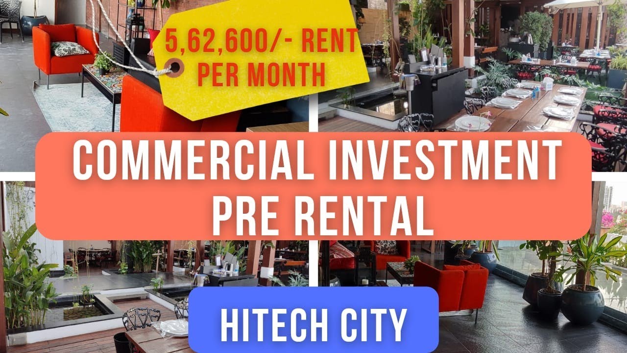 Commercial Property With Pre Rental  Near By Hitech City | Google Office Kondapur | By Dharmas