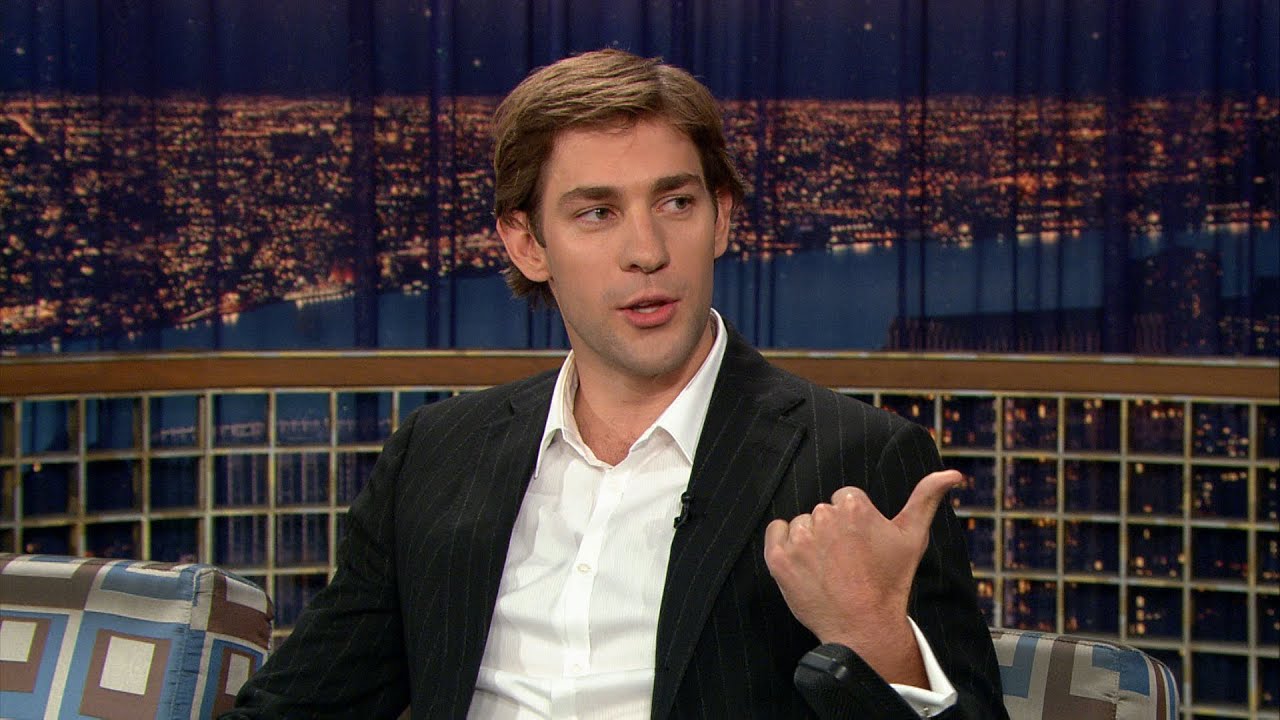 Джон Красински преследовал Конана и Кристофера Уокена | Поздняя ночь с Конаном О’Брайеном