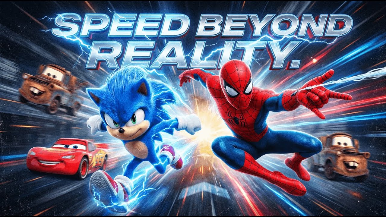 SONIC MEETS CARS in the Most INSANE Crossover Ever | Multiverse Animation