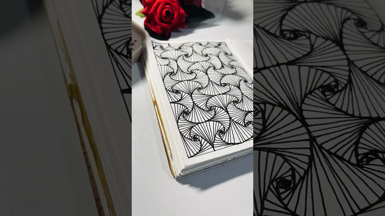 Zentangle art| #giveaway #zentangle #zentangleart #shorts #shortsvideo #shortsfeed #doodle #doodles