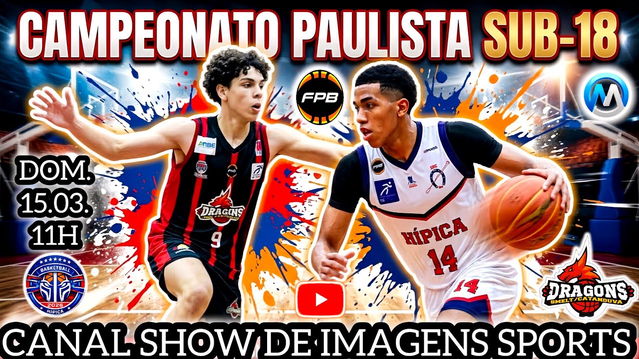 #AOVIVO - CAMPEONATO PAULISTA U18 HÍPICA (100) X (39) CATANDUVA - 15.03.26
