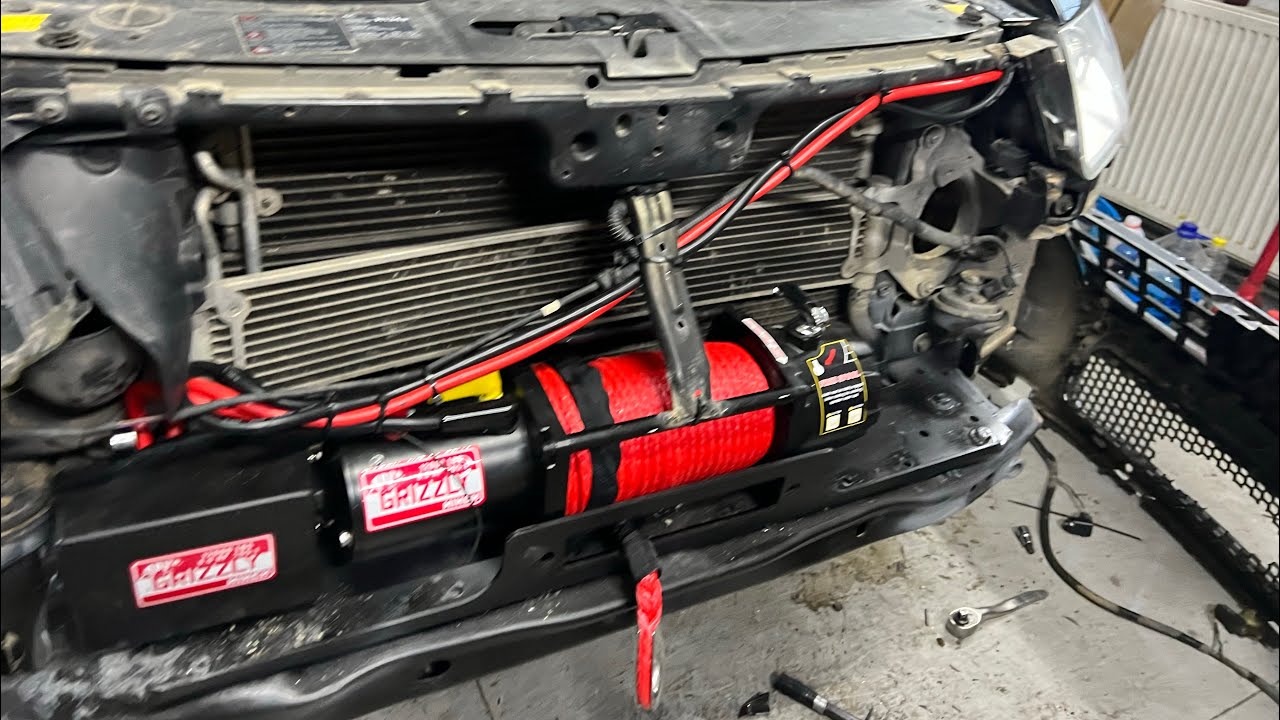 Am montat troliu pe Touareg💥DIY Grizzly Winch on Touareg