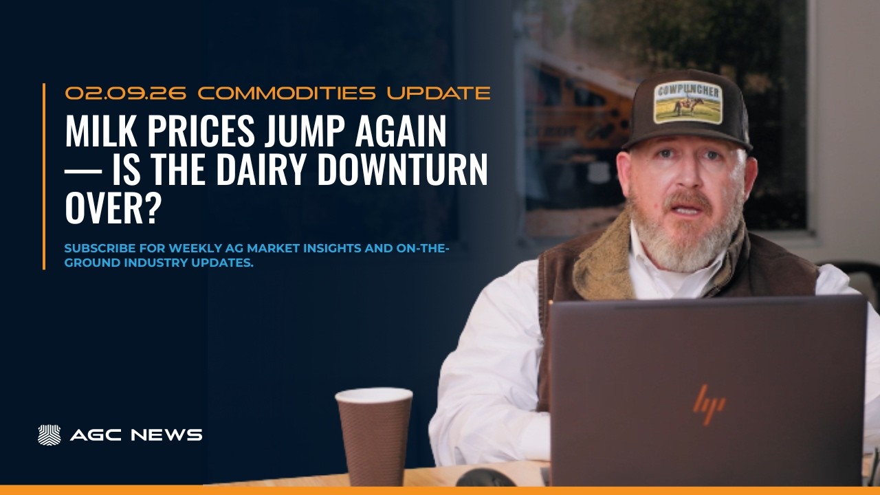 Milk Prices Jump Again &mdash; Is the Dairy Downturn Over? | 02.09.26 Commodities Update