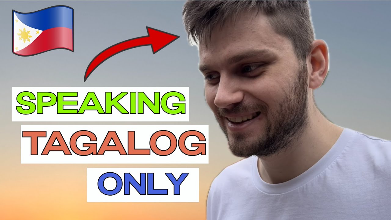 Tagalog 🇵🇭 ONLY Challenge | British Man speaking Filipino Language