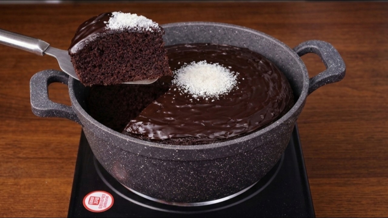 The Easiest No Oven Chocolate Cake Ever | Ultra Moist, Super Soft & Silky Ganache