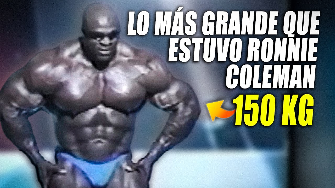 EL RONNIE COLEMAN MAS GRANDE DE LA HISTORIA 150 KG EN TARIMA