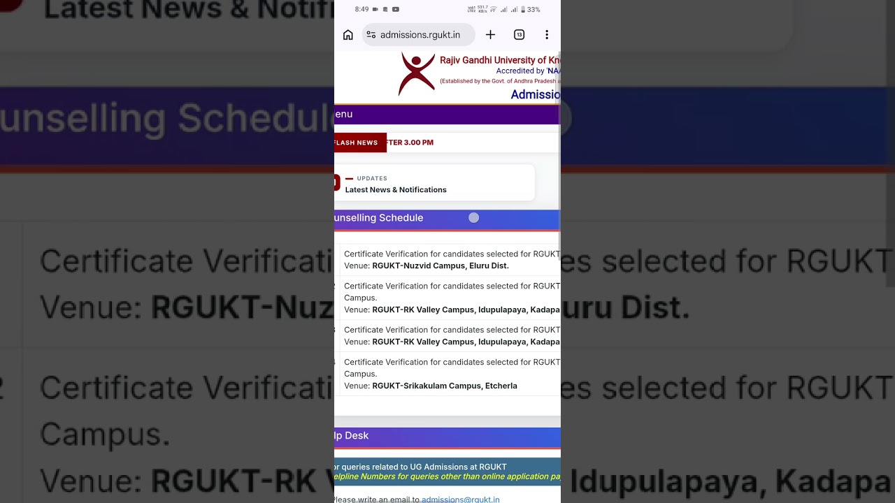 🔥 AP RGUKT Selection List Postponed? IIIT Seat Allotment Latest Update Today! 🚨#iiitap #shorts #ap